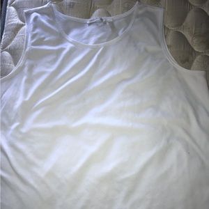 White Notations Tank Top